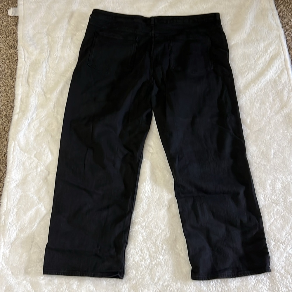 New ASOS Design Curve Super Straight Jeans Sz 22/30 Black